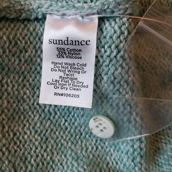 NWT Sundance Beautiful Aqua color Knit top. - Picture 12 of 12